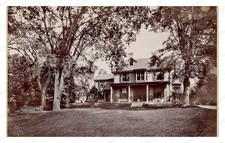 Boston Massachusetts 1880s Ellicott House Franklin Park Standard Postcard picture
