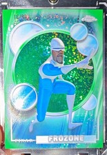 Topps 2020 Chrome Disney/Pixar Frozone #127 Green Parallel Serial /99 Card picture