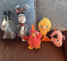 Rare 2004  Lot Of 5 Small Plush Toys Home On The Range Disney Movie ￼ picture