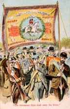 Illustration Featuring A March Of The Protestant Old Photo picture