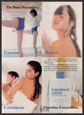 Lubriderm Lotion 1980s Magazine Print Advertisement 1989 Legs Skin Care Exercise picture