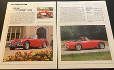 1959-1967 Austin-Healey 3000 - Vintage Automotive Spec-Sheet Art Print Wall Art picture
