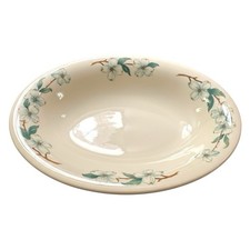 Vintage Mayer China Restaurantware Oval Bowl Dogwood Floral picture
