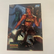 1993 Topps Aliens Predator Universe Sample Promo Trading Card #P2 picture