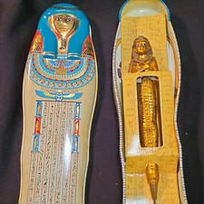 The British Museum Co Ltd Hornedjitef Egyptian Sarcophagus Pencil Tin 1996 picture