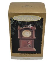 VTG 1994 Hallmark Keepsake Ornament VERY MERRY MINUTES Mouse Light & Motion picture