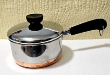 Vintage Revere Ware 1 Quart Cook Pot 5 1/2