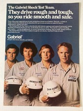 1977 Gabriel Shocks Print Ad Al Unser Dan Gurney Richard Petty Parnelli Jones picture