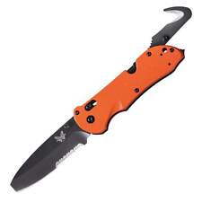 Benchmade Folding Knife Triage Black Blade Axis Lock Orange Handle 916SBK-ORG picture