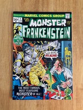 MONSTER OF FRANKENSTEIN #1 (1973) *Bright & Glossy* (FN/VF to VF-,Press to VF) picture