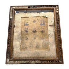 Antique c1892 Lothrop's Philadelphia Composite Portrait Oak Frame Original Artsy picture