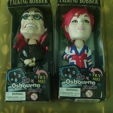 Novelty The Osbourne Family Talking Bobblehead 2-Pack Ozzy & Kelly 2002 picture