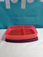 New Tupperware Packette Divided Container Side by Side Slimline Lunch Box Sale  picture
