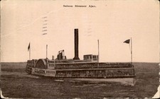 New York City Postal Cancel Saloon Steamer Ajax Steamship GLEN c1910 Postcard picture
