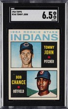1964 TOPPS #146 TOMMY JOHN SGC 6.5 picture