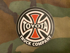 NO COAST YOTA TOYOTA TRUCK COMPANY STICKER SLAP INDEPENDENT SKATEBOARD SKATE picture