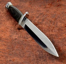 Gil Hibben Double Edge Full Tang Boot Knife w/Sheath and Boot/Belt Clip GH5078 picture