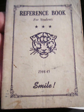 1944 PASCHAL HIGH SCHOOL STUDENT REFERENCE BOOK MANUAL -  BBA-50 picture