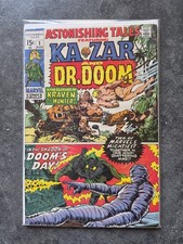 Astonishing Tales #1 Ka-Zar Dr. Doom Kraven Appearance Marvel Comics 1970 FN-VF picture
