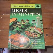 Vintage Better Homes and Gardens Meals in Minutes 1963 Hardcover Book picture