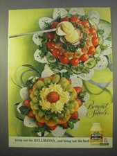 1963 Hellmann's Mayonnaise Ad - Bouquet Salads picture