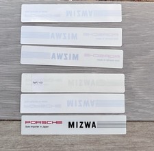 Porsche Mizwa Japan Dealer Sticker 911 964 993 Original New Old Stock picture