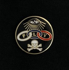 Odd Fellows Round Pin I.O.O.F. (FLT-3) picture