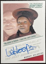 Women of Star Trek A&I - Whoopi Goldberg as Guinan - Quotable TNG Auto picture