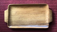 1960's Vintage LINA VIZCARRA OANDASAN Modernist, Stylized Wood Tray EUC picture