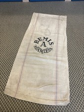 Vintage Bemis A Seamless Heavy Feed Seed Sack Cotton Size 45” X 20” Canvas picture