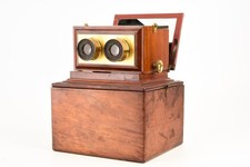 R & J Beck Achromatic Stereoscope Stereo Viewer C. 1870 Antique V27 picture