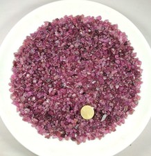 500-gm Natural Blood Red Garnet Rhodolite Facet Rough Crystals Lot  picture