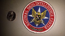 RARE Vintage NEW unused NATIONAL DRUG INTELLIGENCE CENTER DOJ issued NDIC patch picture