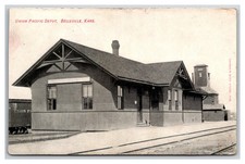 UNION PACIFIC UPRR RAILROAD DEPOT Belleville Kansas KS picture
