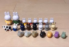 Miffy Mini Figure Lot 21 Figures 2 Clips Clip Set Anime Collectibles picture