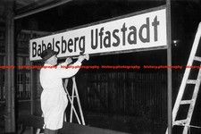 F020494 Renaming station Neubabelsberg to Babelsberg Ufastadt Potsdam Germany 19 picture