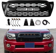 Front Bumper Upper Grille W/LED Lights for 2Nd Gen 2005-2011 Toyota Tacoma | Trd picture