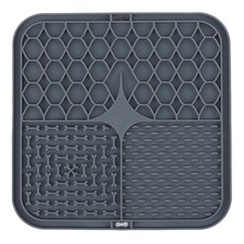 Park Life Designs Calming Lick Mat, 9-Inch, Silicone, Dark Grey picture