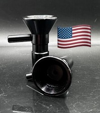14mm Aluminum Metal BLACK bowl slide  water pipe bong Unbreakable picture
