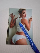 MILEY CYRUS, YOUNG BEAUTIFUL, MATTE COLOR, 4X6 PHOTO, BRAND NEW picture