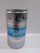 Vintage Hamm's Draft Empty Pull Top Beer Can picture