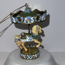 Bradford Carousels for all Seasons Christmas Ornament Summertime Ganter Carousel picture