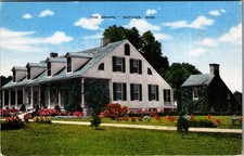 1940s The Briers Natchez Mississippi Historical Home Linen Postcard picture