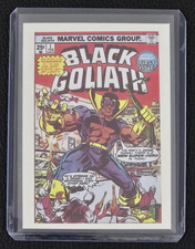1984 FTCC MARVEL COMICS FIRST ISSUE COVERS BLACK GOLIATH #40 TRADING CARD NM+ picture