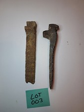 Lot Of 2 Antique 1890s Greer Jeffery Railroad Spike Rio Grand Southern Railroad picture