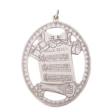 Lunt 1976 Sterling Silver Christmas Ornament Music Jingle Bell 925 Holiday Vtg picture