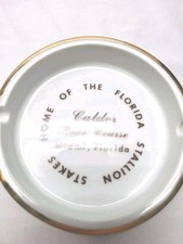 Vintage Stallion Steaks Home Of The Calder Race Course Miami, Florida Ashtray picture
