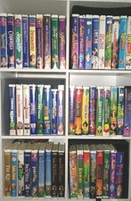 52 Disney Movies on VHS tapes. Very Nice Lot, Liquidation sale everything goes picture