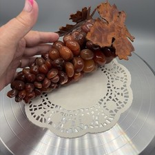 Vintage Large Polished Agate Stone Multi-red Grape Stone 8.5