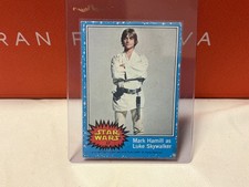 RARE 1977 Star Wars Scanlens #57 Luke Skywalker Iconic card picture